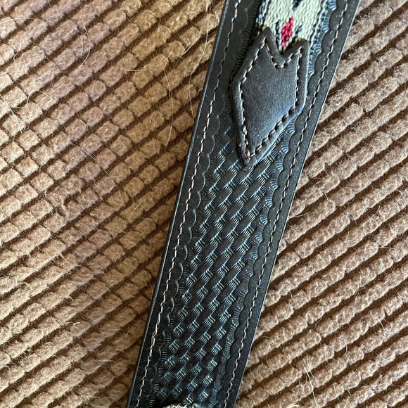 PRICe DROP! Striking Boho Faux leather western belt - Picture 6 of 11